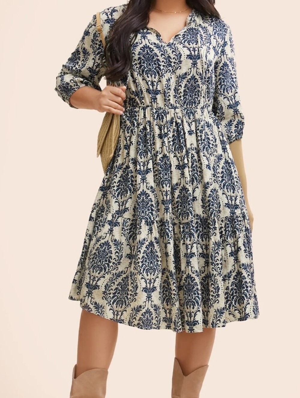 Plus Size Boho Dress NWT